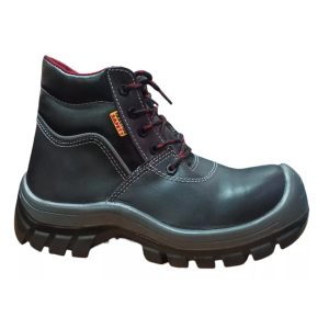 Botín Marca Tractor Safety-Modelo Gold Negra-Calzado de Seguridad-Dieléctrico