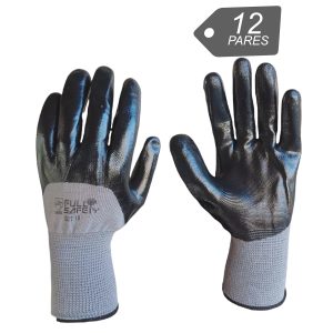 GUANTES DE POLIESTER-NITRILO 3/4